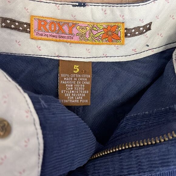 Vintage Roxy navy corduroy skirt size 5 - Picture 3 of 4